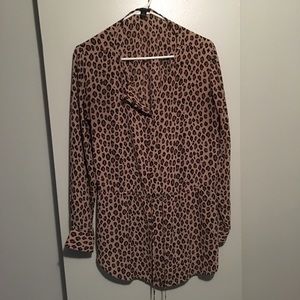 Ann Taylor Tunic Blouse Size M